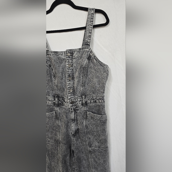 Universal Thread women 12 acid wash overalls denim gorpcore grungecore street - Picture 4 of 11